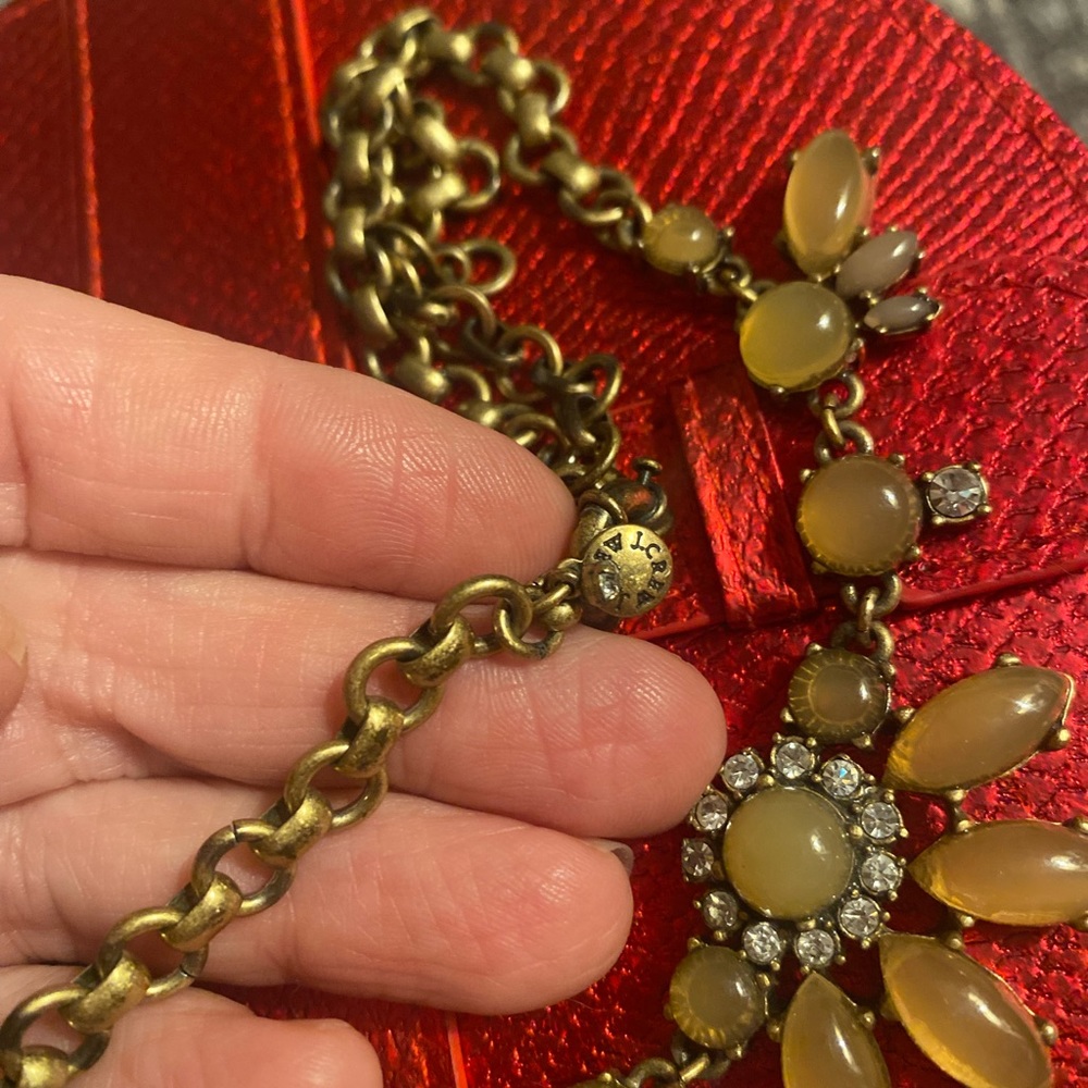 J. Crew statement necklace bling daisy necklace - Picture 5 of 6